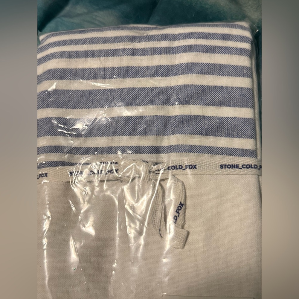 Stone Cold Fox Blue and White Tea Towels